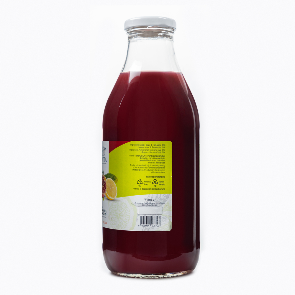 Succo di melograno e bergamotto, 750ml - Consorzio Motta